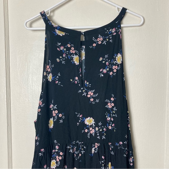 Torrid black floral challis hi low sleeveless flowy dress womens 4X - Picture 8 of 10